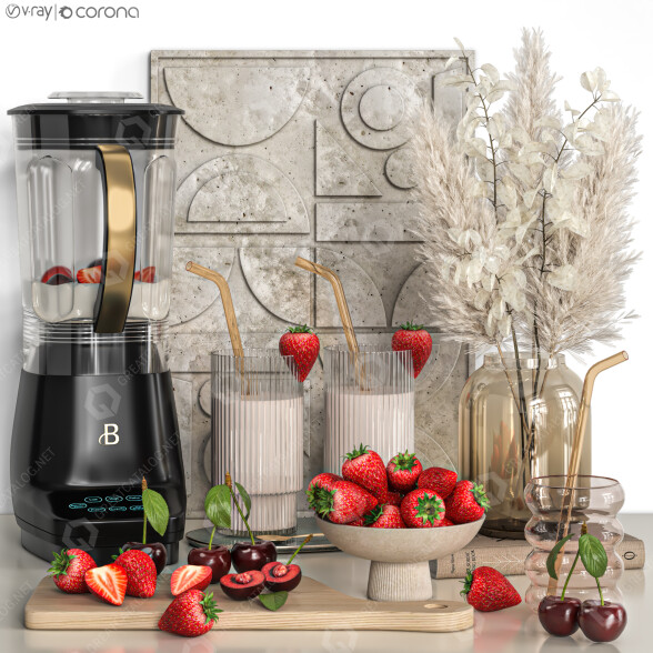 Декор Kitchen Accessories 13 3D модель