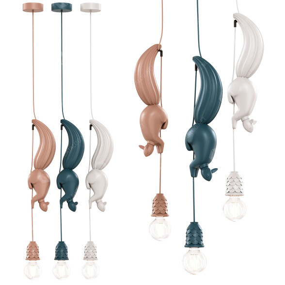 Pendant Lamp Karman Sherwood e Robin SE151 3D model