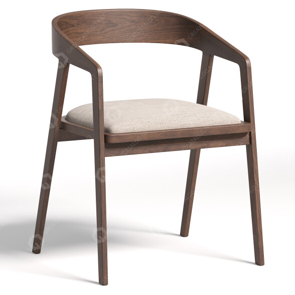 Stuhl Wooden 3D-Modell