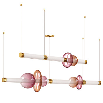 Pendant Lamps Gabriel Scott Luna 2 Tier