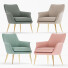 Sillón West Elm Finley - Zakirov 3d
