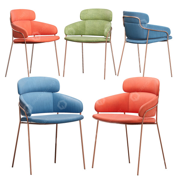 Chair Arrmet Strike 3D model