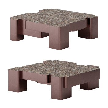 Kaffeetisch  Kelly Wearstler Xenolith by Felix Muhrhofer 3D-Modell