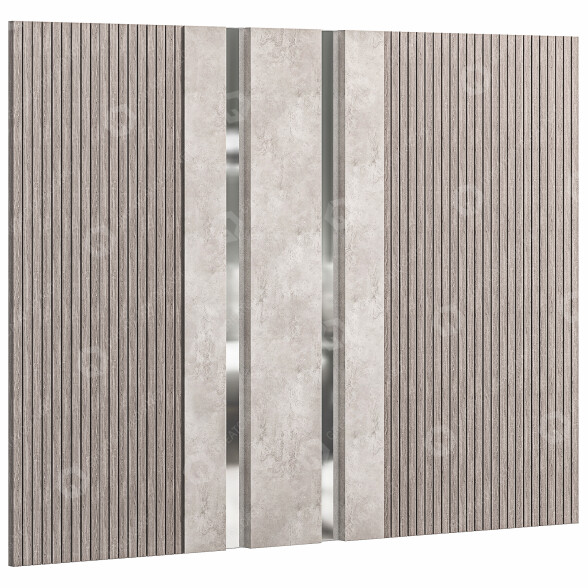 Panel de pared Conjunto 4 Modelo 3D