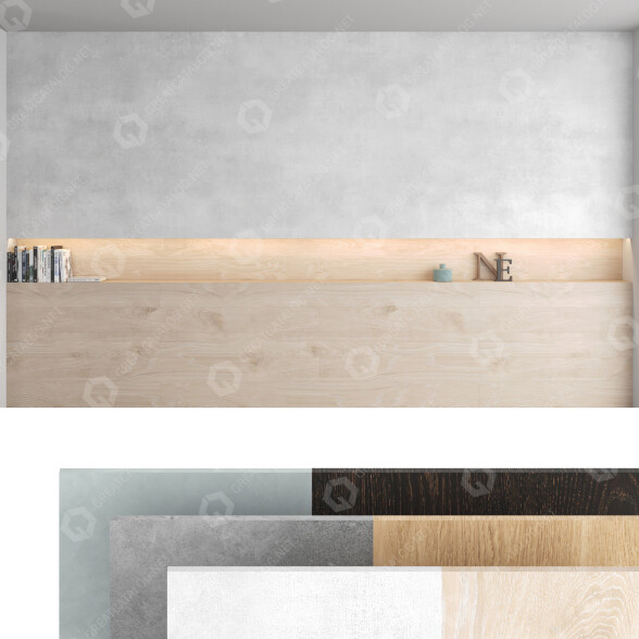 Panele ścienne Decorative Set 50 model 3D