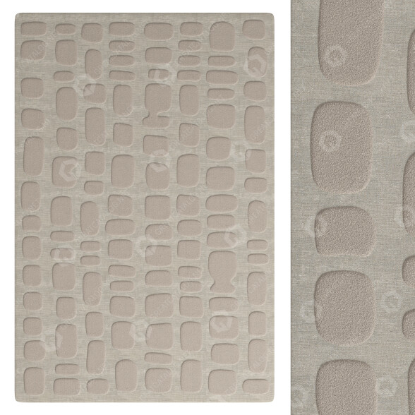 Tapis Benuta Wool Malin Beige modèle 3D