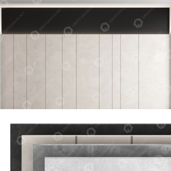 Wandpaneele Decorative Set 51 3D-Modell