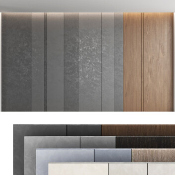 Paneles de pared Decorative Set 52