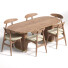 Tisch und Stühle Carl Hansen & Søn CH33P - qadriyat