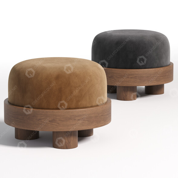 Пуф Minimalist 3D модель