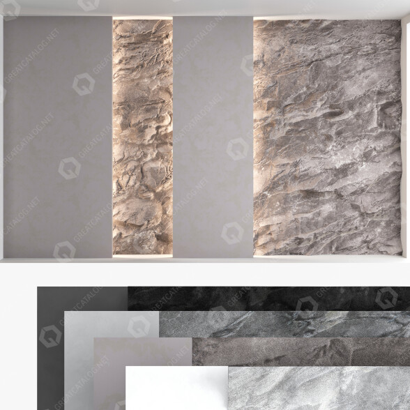 Paneles de pared Decorative Set 60 Modelo 3D