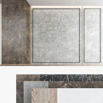 Paneles de pared Decorative Set 67