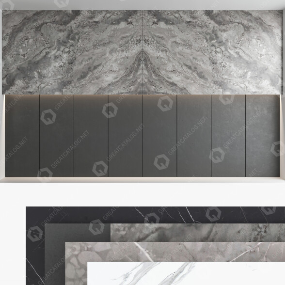 Panele ścienne Decorative Set 70 model 3D