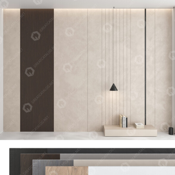 Paneles de pared Flos Decorative Set 91 Modelo 3D