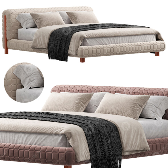 Bed Ligne Roset Ruche 3D model
