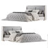 Ліжко Homary White Wingback King - diziprocompany