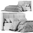 Ліжко Homary White Wingback King - diziprocompany