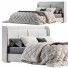 Ліжко Homary White Wingback King - diziprocompany