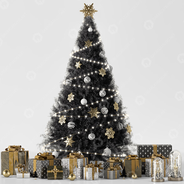 Декор Christmas Tree 03 3D модель