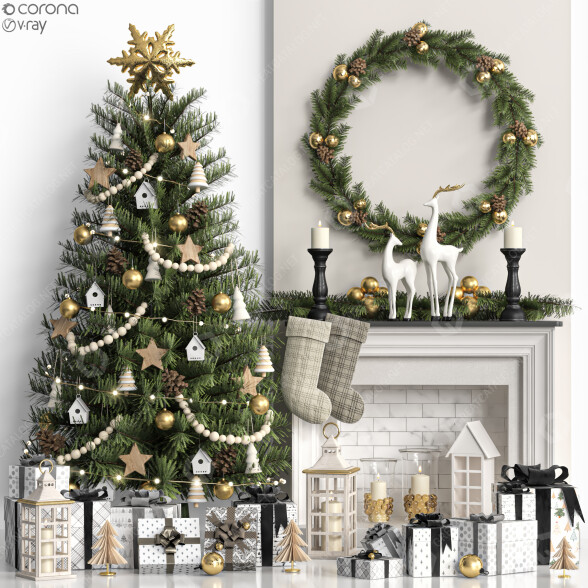 Dekor Christmas Tree 06 3D-Modell