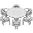 Table and Chairs Visionnaire Shibari - VerticallCG