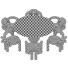Table and Chairs Visionnaire Shibari - VerticallCG