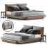 Bed and Bedside Tables Riva 1920 Sospiro - lie1.die2-40470