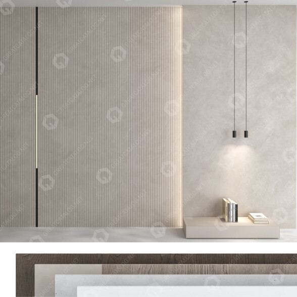 Стеновые панели Decorative Set 76 3D модель