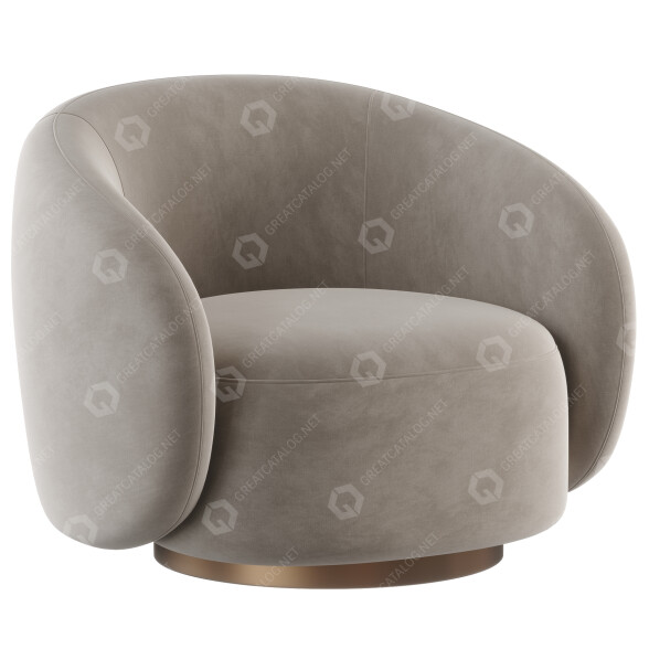 Крісло Eichholtz Swivel 3D модель