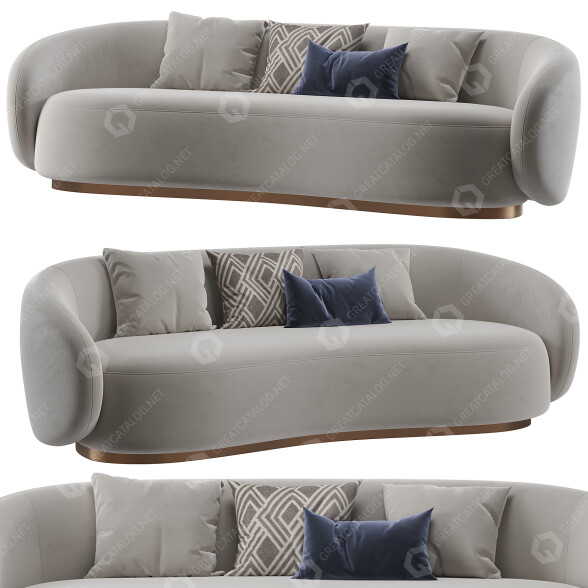 Sofá Eichholtz Amore Modelo 3D