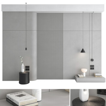 Panel de pared Decorative Set 107