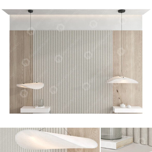Стеновая панель Decorative Set 109 3D модель