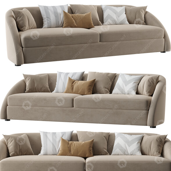 Sofa Eichholtz Cruz 3D-Modell