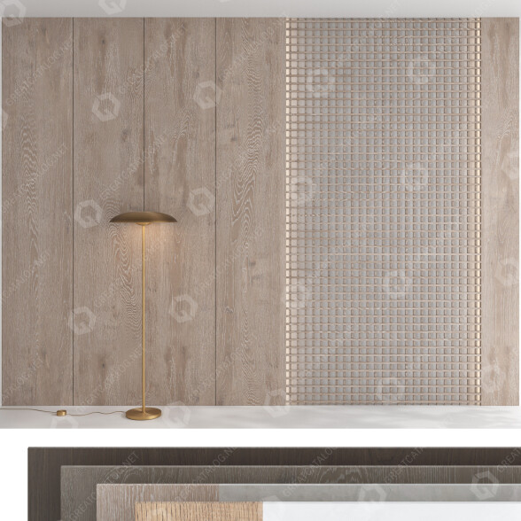 Paneles de pared Decorative Set 80 Modelo 3D