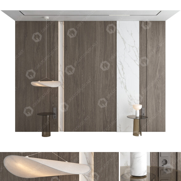 Panneau mural Decorative Set 111 modèle 3D