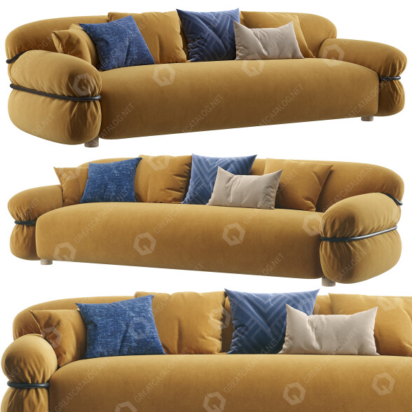 Sofa Tacchini Sesann model 3D