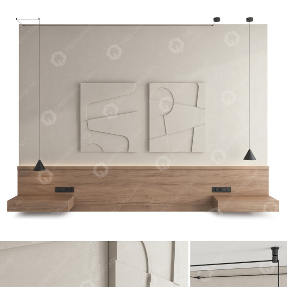 Стінова панель Decorative Set 115 3D модель