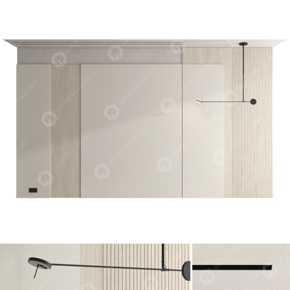Стінова панель Decorative Set 117 3D модель