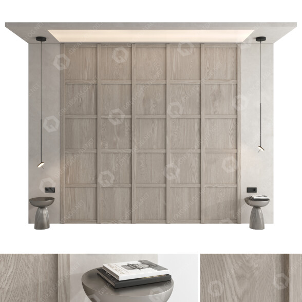 Стеновая панель Decorative Set 118 3D модель