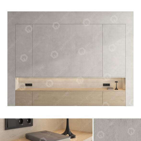 Стеновая панель Decorative Set 122 3D модель