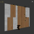 Panneau mural Modular Lighting Instruments Decorative Set 101 - Rakochi Design