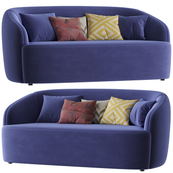 Canapé CB2 Gwyneth Loveseat Dale Modèle 3D