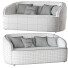 Canapé CB2 Gwyneth Loveseat Dale - DayToday