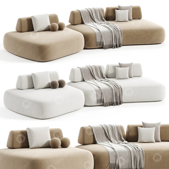 Sofa Eichholtz Residenza 3D-Modell