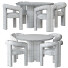 Table and Chairs Cassina Dudet - DayToday