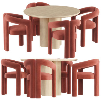 Стіл та стільці Cassina Dudet