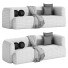 Sofa Casaspace Brisa Flannelette - mukhammadnur