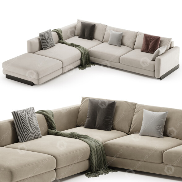 Sofa Arflex Rendez Vous model 3D