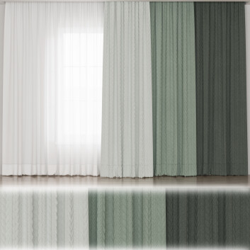Штори та тюль Figured Fabric with Embossing 3D модель