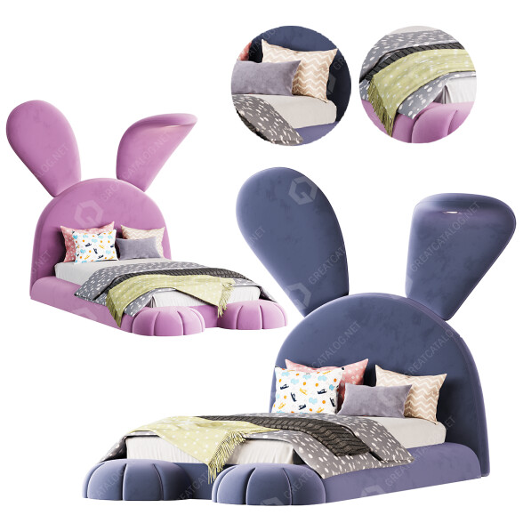 Ліжко Circu Mr Bunny 3D модель